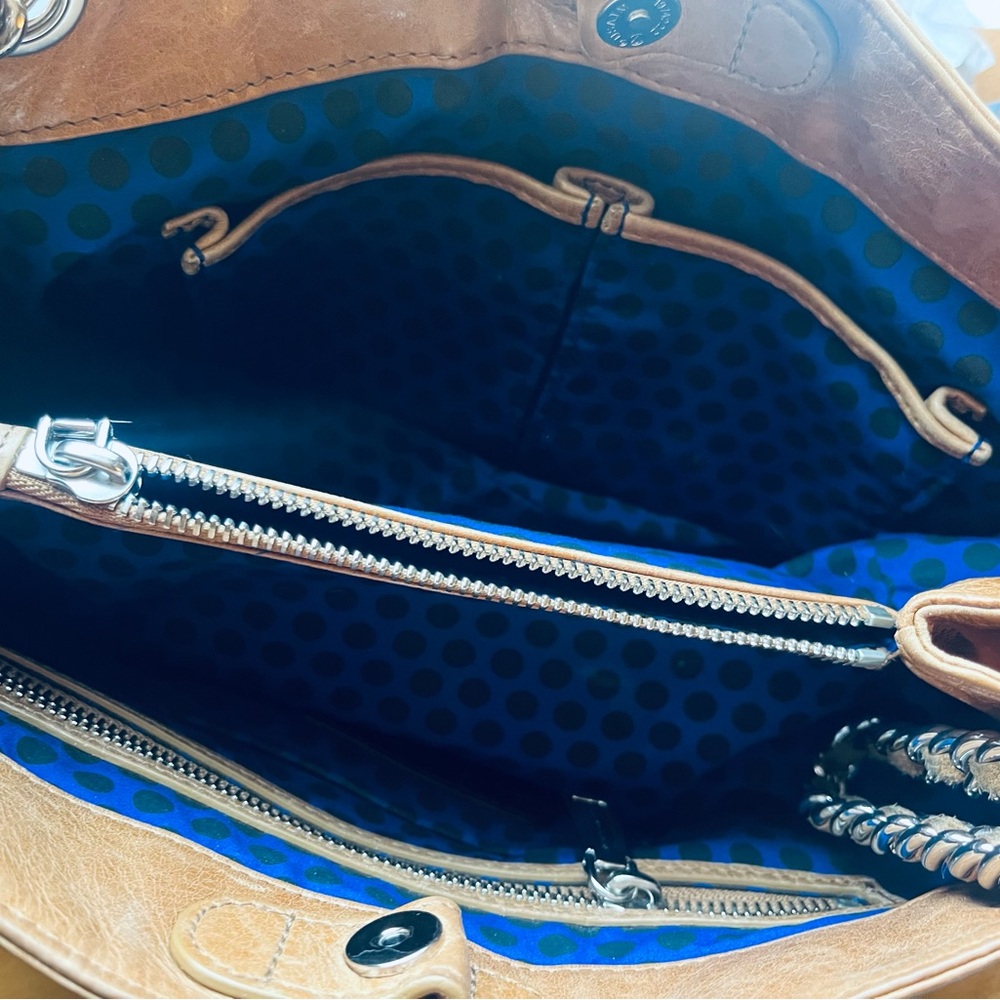 Genuine Leather Chain-Strap  Indie Sleeze Moto bag - Picture 2 of 5
